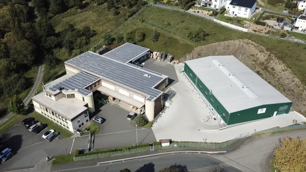 Photovoltaik auf den Dächern des Heller-Werks